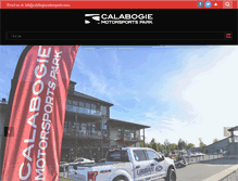 Tablet Screenshot of calabogiemotorsports.com